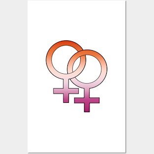 Lesbian Sign Posters and Art